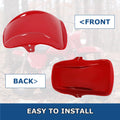 Front Fender Plastics Mud Flap Guard Kit for Honda ATC70 (1978–1985)