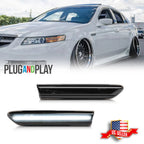 2X Smoke LED Side Marker Light Turn Signal Lamp for Acura TL (2004–2008)