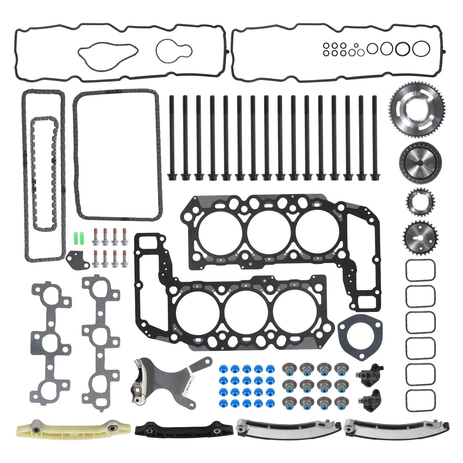 Engine Timing Chain Kit & Head Gasket Set for Jeep Commander (2006–2012)