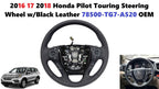 Steering Wheel for Honda Pilot (2016–2018) w/ Black Leather 78500-TG7-A520
