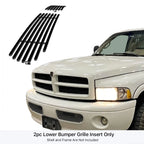 Stainless Black Billet Grille Insert for Dodge Ram Sport (1999-2001)