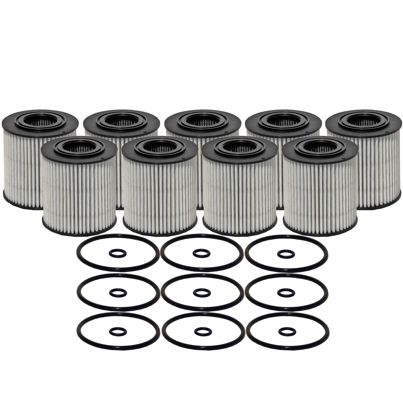 Set of 9 Engine Oil Filters for Ford Mazda Mercury L4 (Wix XP)