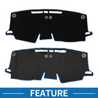 Dashboard Cover Mat for Toyota Sienna (2021–2024) Sun Protector Black Blue