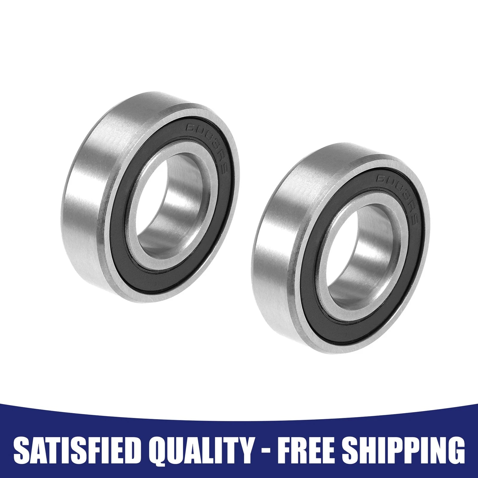 Set of 2 6003-2RS Ball Bearings for Universal Applications (17x35x10mm)