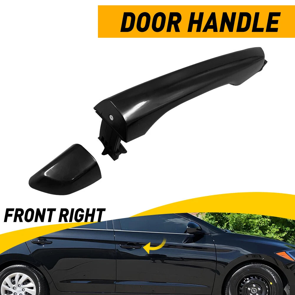 Black Outside Door Handle for Hyundai Elantra (2017â2020)