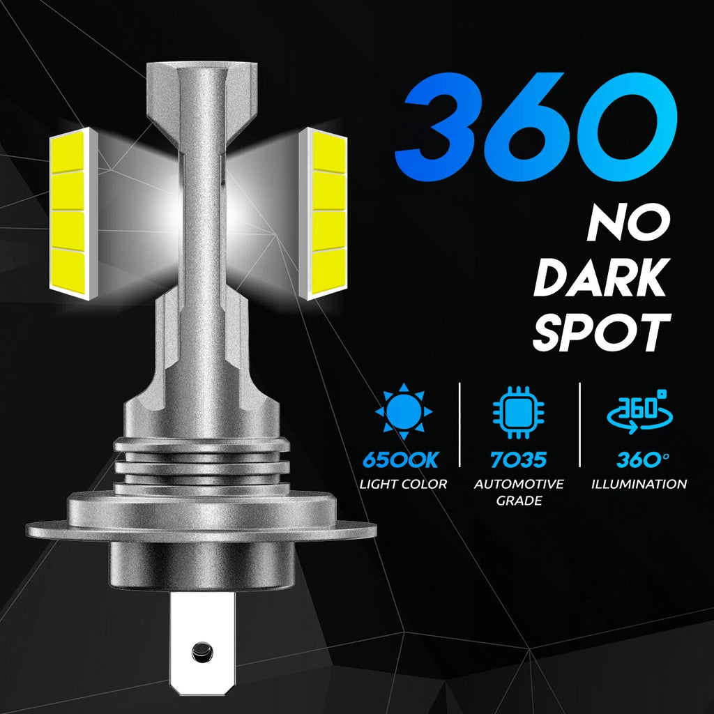 H7 LED Headlight Bulbs Kit for NOVSIGHT (16000LM, 6500K)