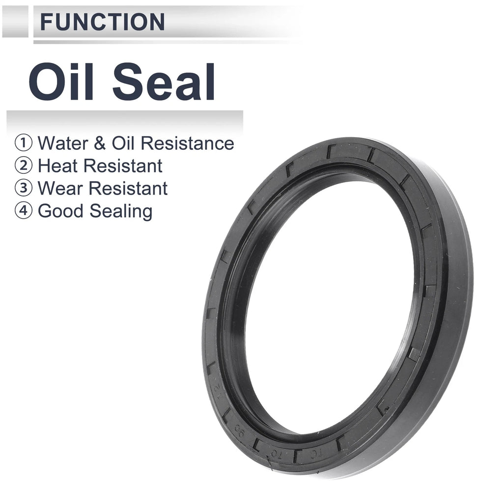 Set of 5 Oil Seal Rotary Shaft Seal Nitrile Rubber 70x90x12mm