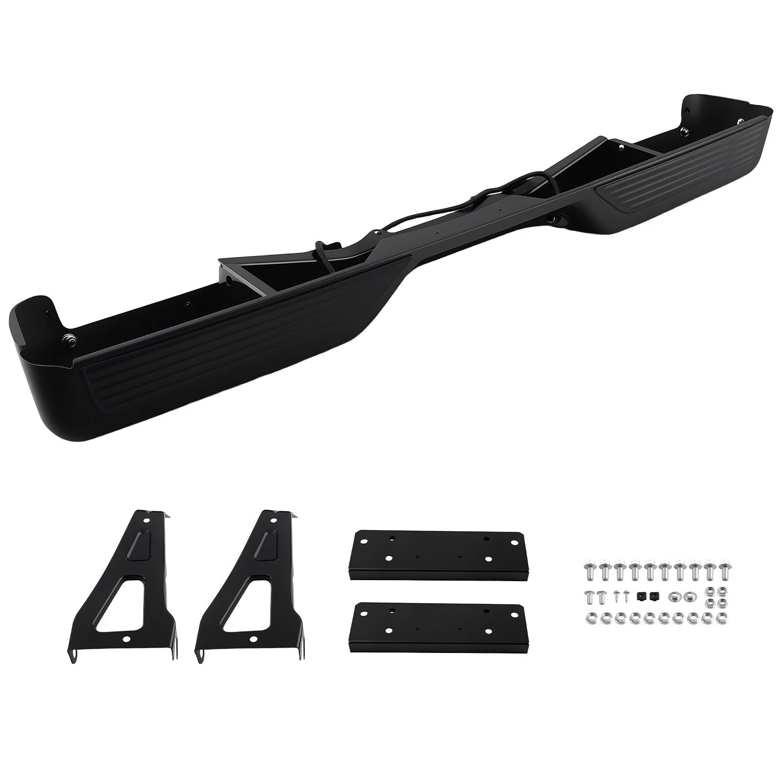 Black Steel Rear Bumper for Dodge Dakota (1997–2004) 55295666AC CH1103104