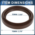 Front Crankshaft Oil Seal for Lexus LX 450 1996-1998 4.5L (1996-1998)