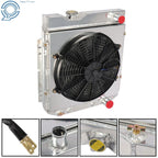 3 Row Aluminum Radiator with Fan Shroud for Ford Mustang Falcon (1960–1966)