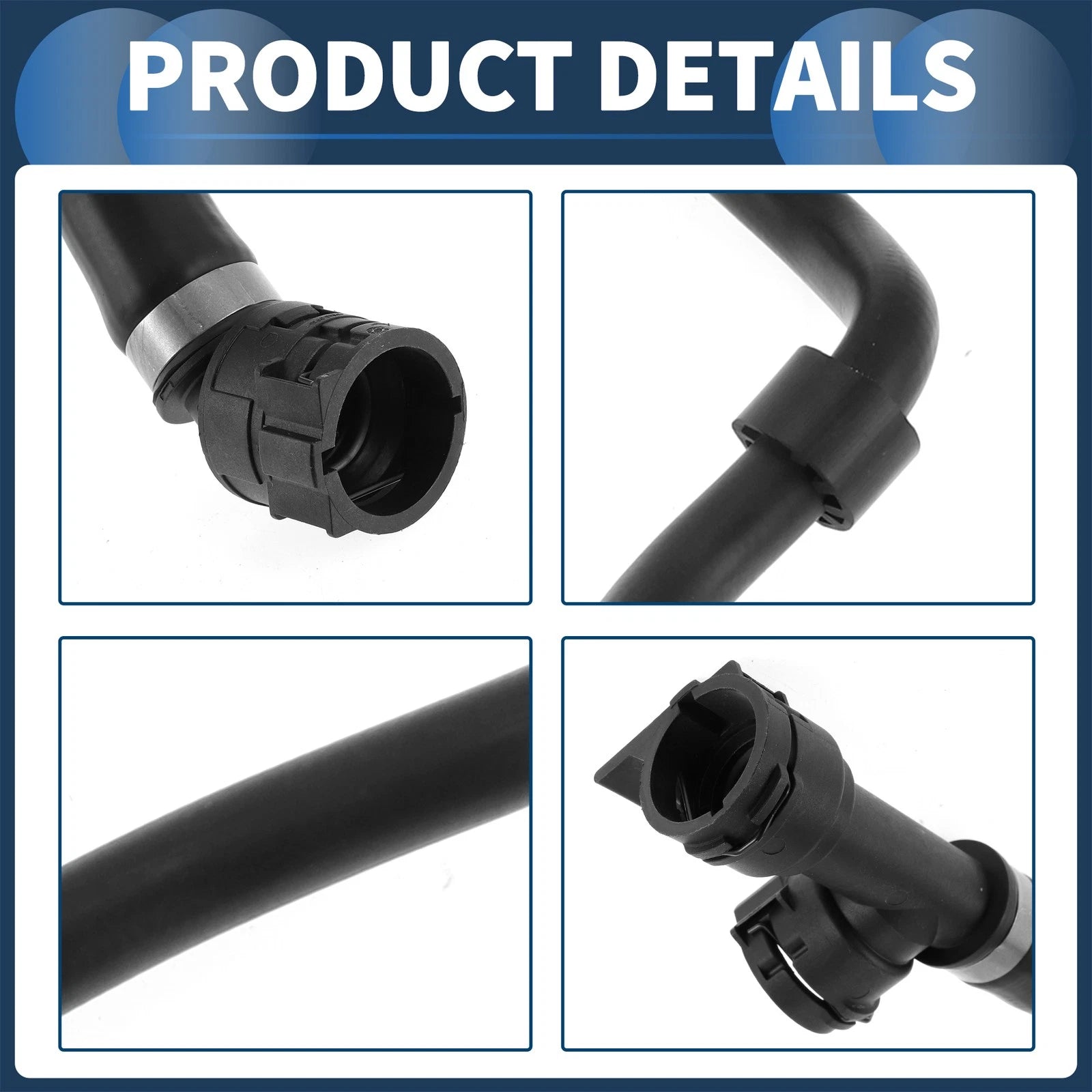 Radiator Hose for BMW 530i 2017-2023, 540i 2017-2020 No. 17128602616