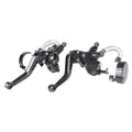 Clutch Brake Levers Master Cylinder Reservoir for Universal Motorcycle (7/8")