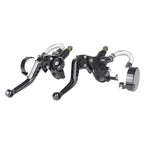 Clutch Brake Levers Master Cylinder Reservoir for Universal Motorcycle (7/8")