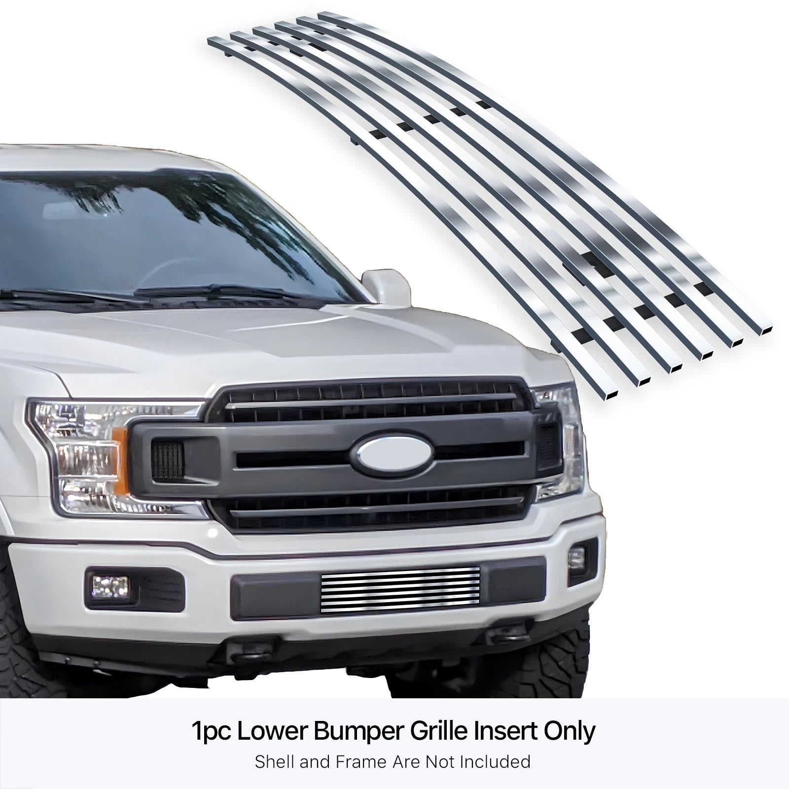 304 Stainless Chrome Grille Insert for Ford F-150 (2018-2020)