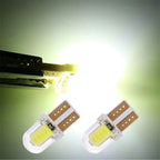 2X 6500K White T10 194 168 COB 8-SMD LED Instrument Cluster Light for