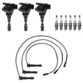 Set of 3 Ignition Coils & 6 Iridium TT Spark Plugs for Kia Sorento