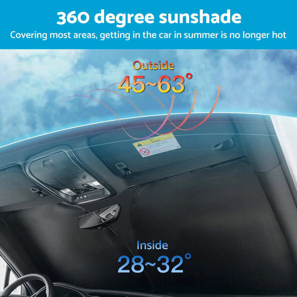 6 Layer WindScreen Sun Shade for Volkswagen Amarok (2022–2025) UV Protection
