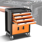 4-Drawer Rolling Tool Chest with Wheels for Universal Use