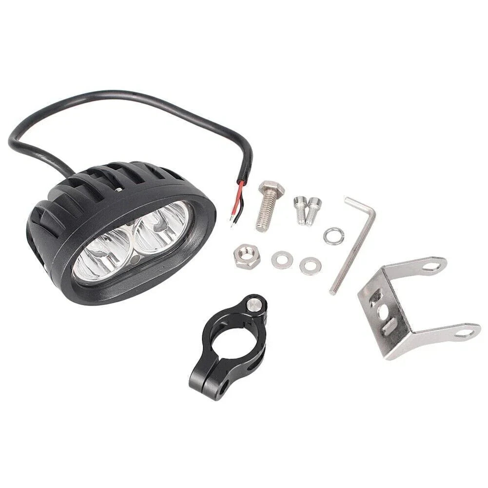LED Headlight Fog Light Lamps for Motorcycle - Bright Driving Spotlight