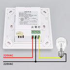 Light Control Sensor Switch for Wall Mount (1 Million Mechanical Life Cycles)