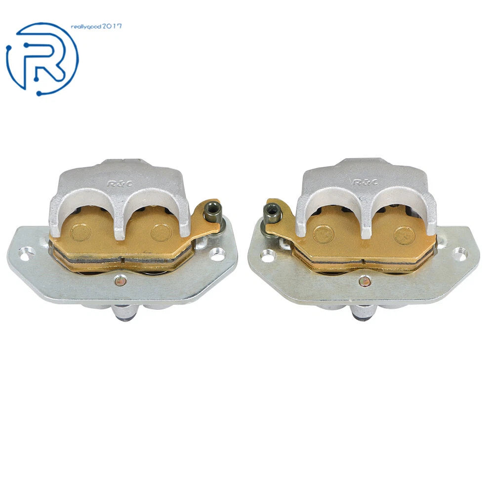 Front & Rear Brake Calipers W/Pads for Yamaha Viking VI YXC700 YXM700 (2015–2021)