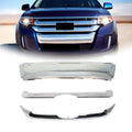 Set of 3 Chrome Grille Trim for Ford Edge (2011â2014)