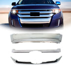 Set of 3 Chrome Grille Trim for Ford Edge (2011â2014)