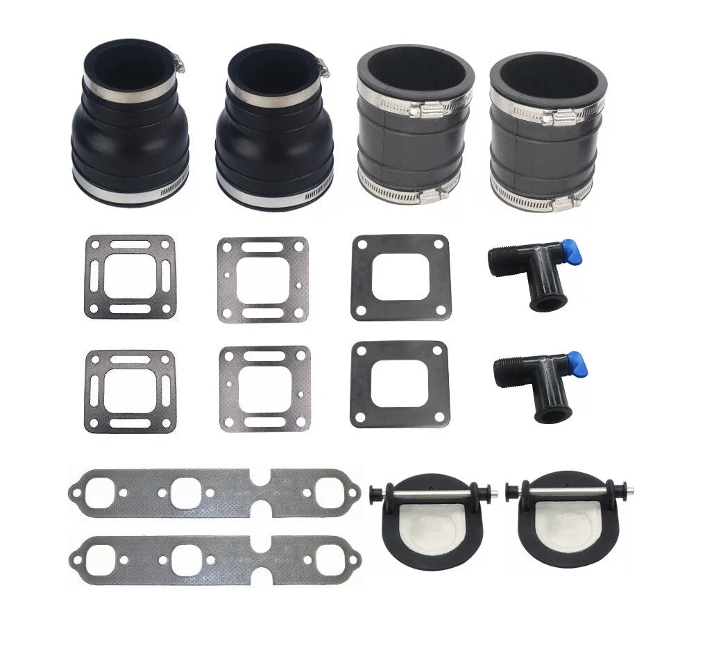 Exhaust Manifold Bellow Tube Kit for MerCruiser GM V6 (3")