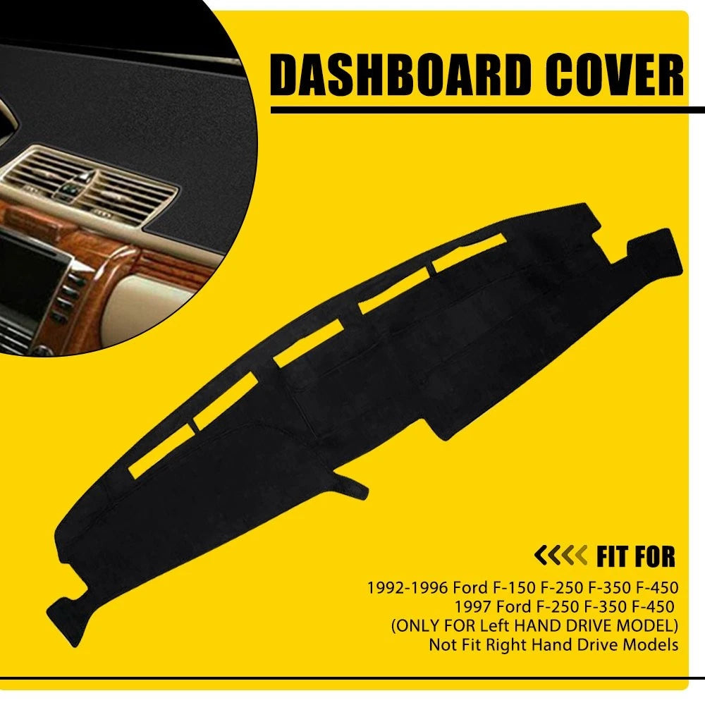 Dashboard Pad Dash Cover Mat for Ford F-150 F-250 F-350 F-450 (1992–1996)