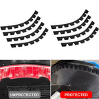 8 x Car Bumper Guard Anti-Scratch Scrape Protector Plate
