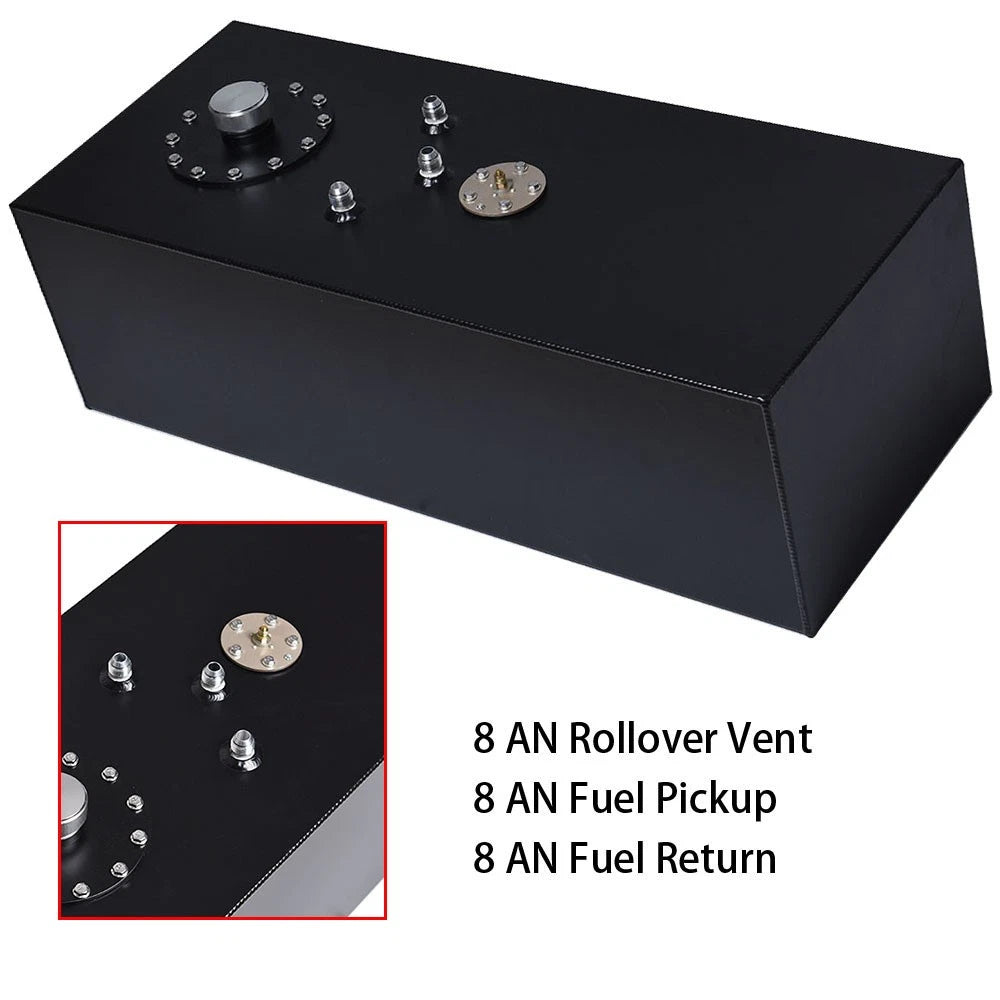 Set of 1 Slim Race Drift Fuel Cell Gas Tank for Universal Applications (60L)
