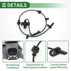 ABS Wheel Speed Sensor No. 57455TEAT01 for Honda Civic (2016–2021) Front Left