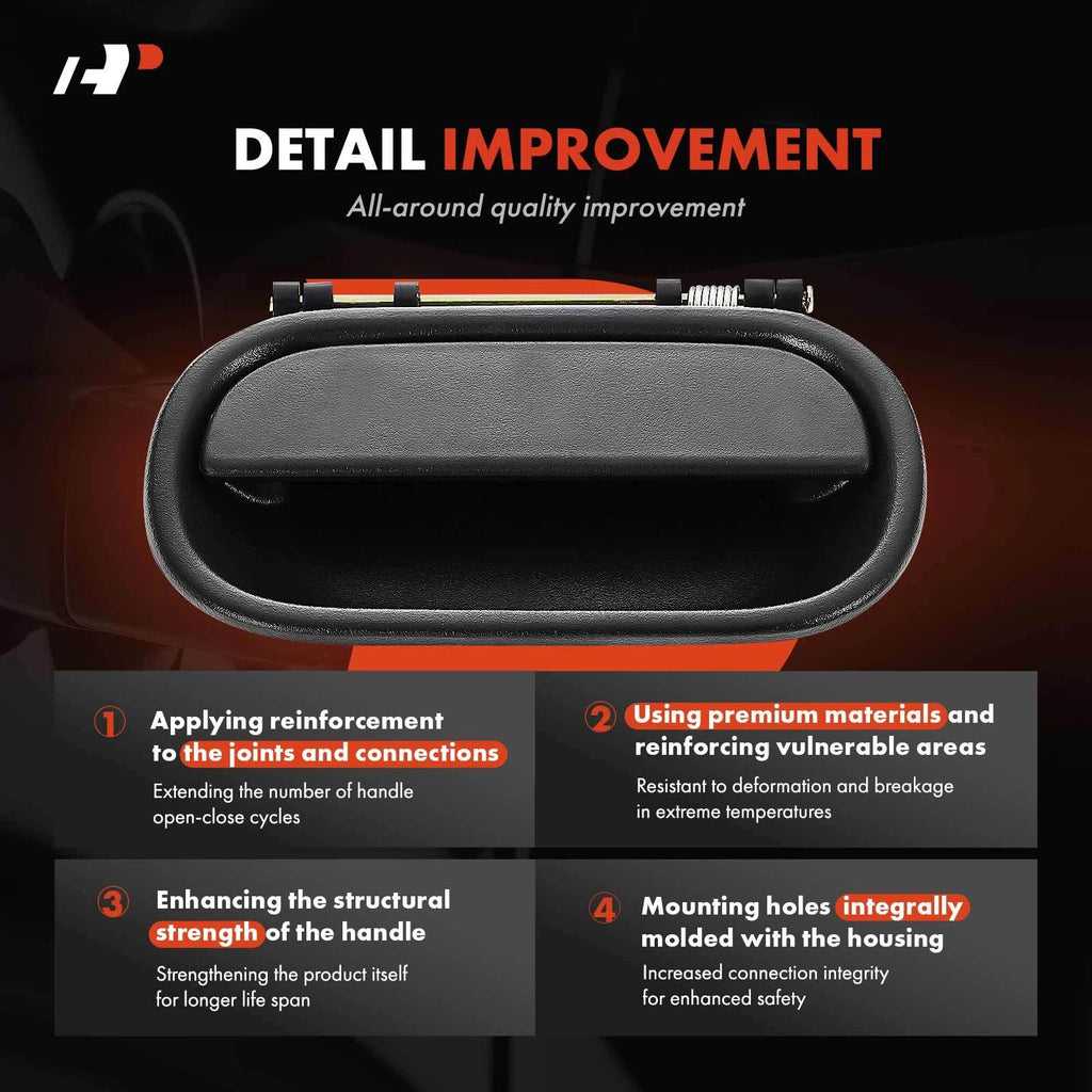 Right Exterior Door Handle for Chevy W3500 W4500 (2000–2009)