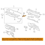 Left Side Windshield Cowl Vent Cover for 2015-2019 Silverado Sierra