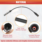 5 Pcs Spark Plug Wire Ignition Coil Cable No.1HM998031 for Volkswagen Jetta (2011–2018)