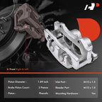 6X Front Brake Caliper & Pad Set for Chevy Colorado GMC Canyon (2009–2012)