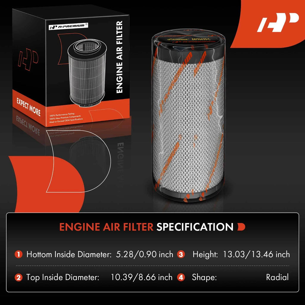 Engine Air Filter for Isuzu NRR NQR (2005-2016, 1994-2007)