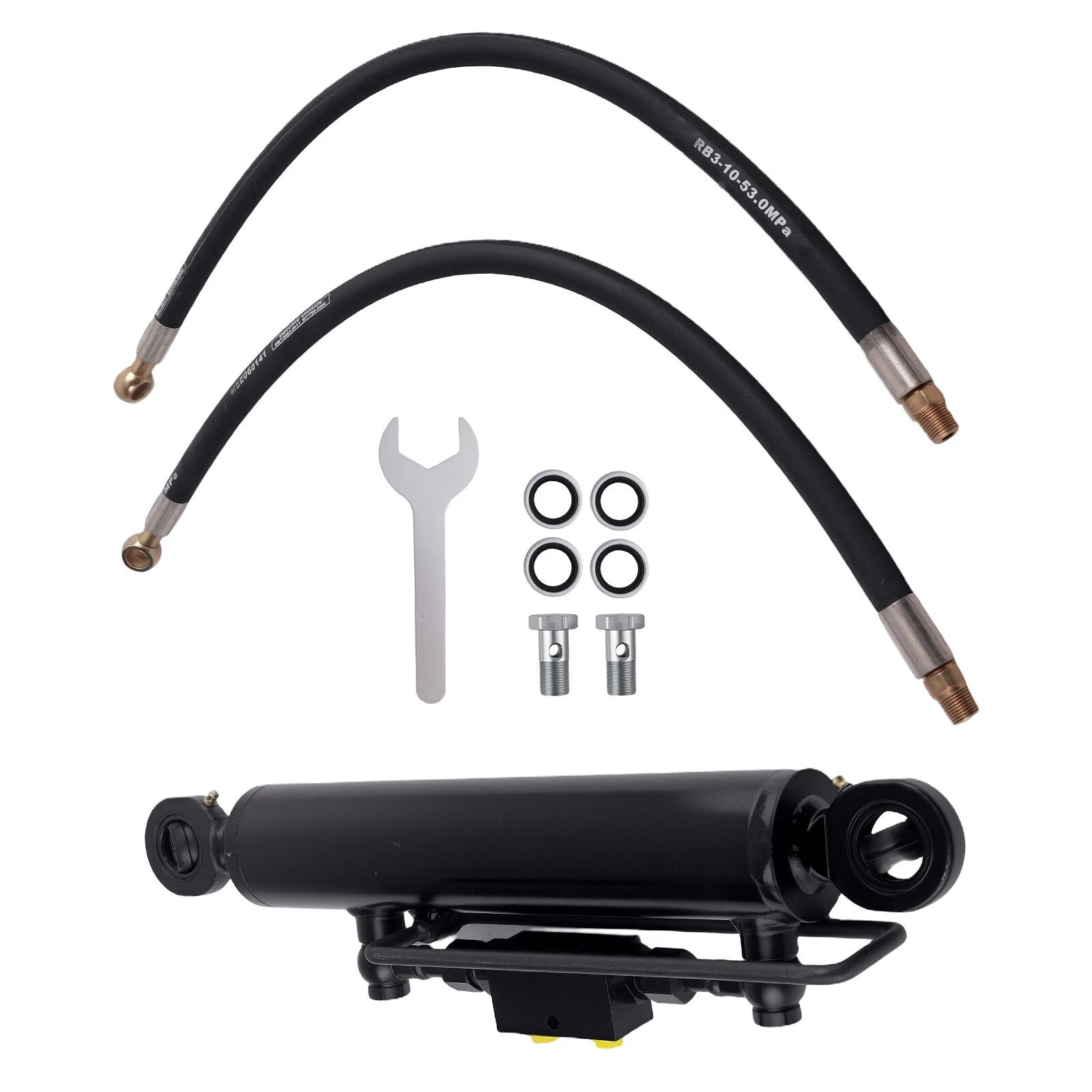 Hydraulic Top Link for Tractor (16 1/8” - 22 7/16”) with 2 Hoses