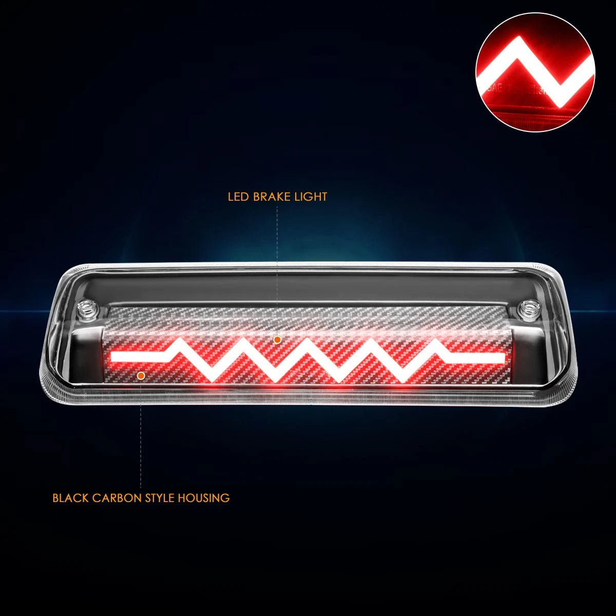 Sequential Heartbeat LED Third Tail Brake Light for F150 (2004–2008) & Explorer (2007–2010)