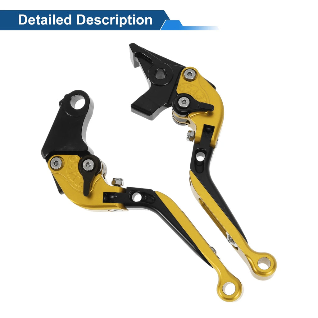 Adjustable Brake Clutch Lever for Honda X11 (1999–2002) Gold Black