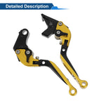 Adjustable Brake Clutch Lever for Honda X11 (1999–2002) Gold Black