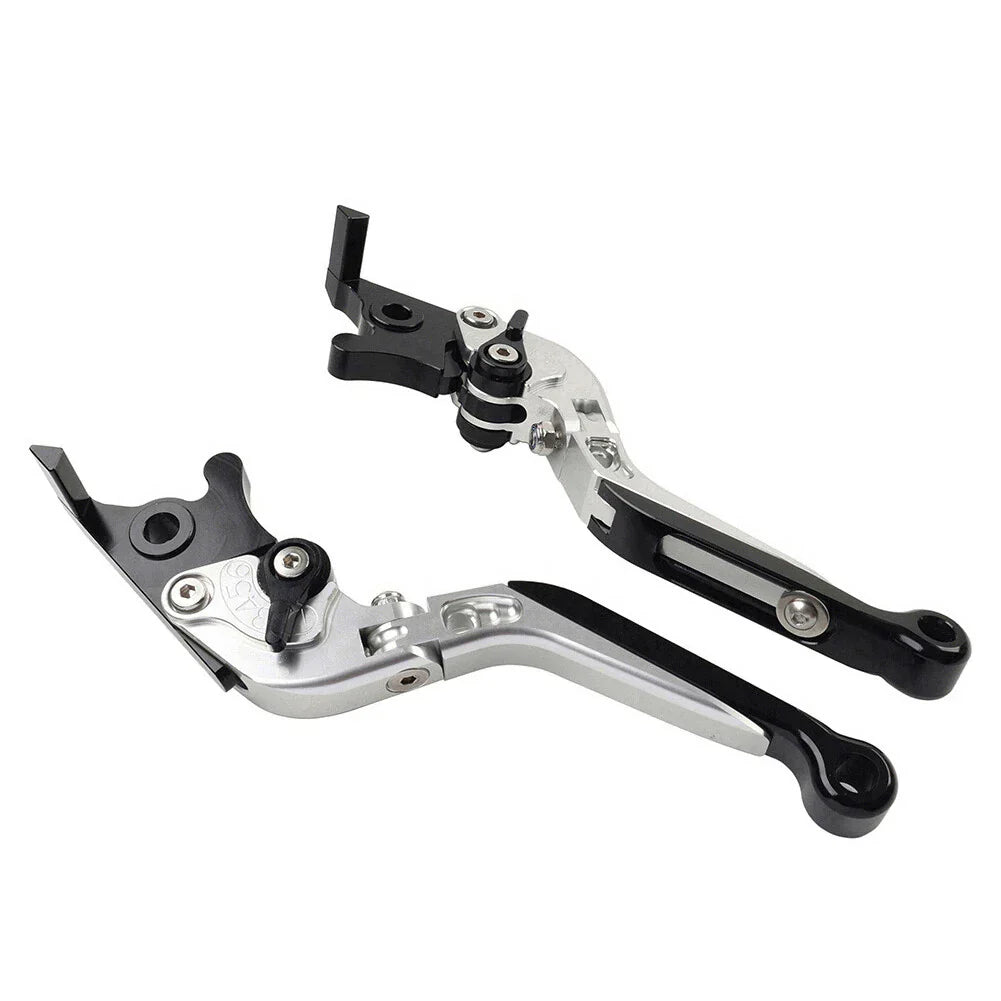 Silver Extendable Brake Clutch Levers for Honda CB1100, CB1300 (2013-2023)