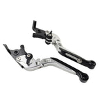 Silver Extendable Brake Clutch Levers for Honda CB1100, CB1300 (2013-2023)