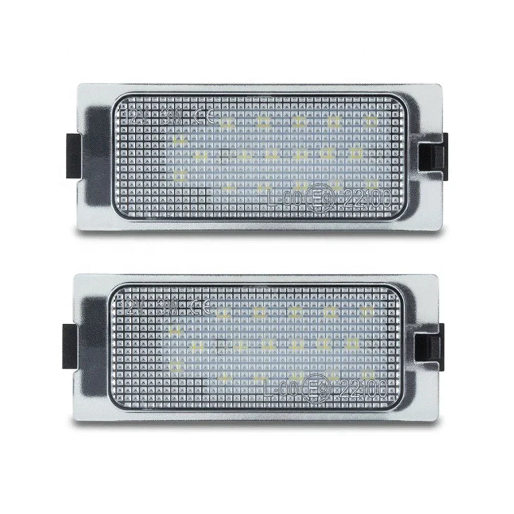 White LED License Plate Lights for Ford Edge, Escape, Mercury Mariner