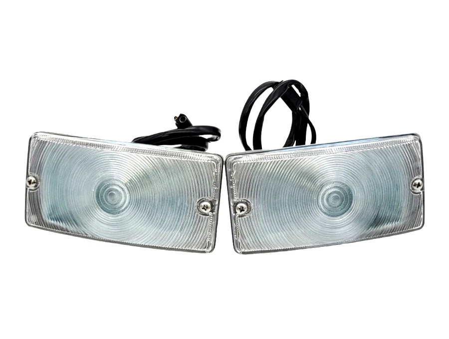 Clear Parking Lamp Light Assemblies for 1959–1964 Ford Pickup Truck