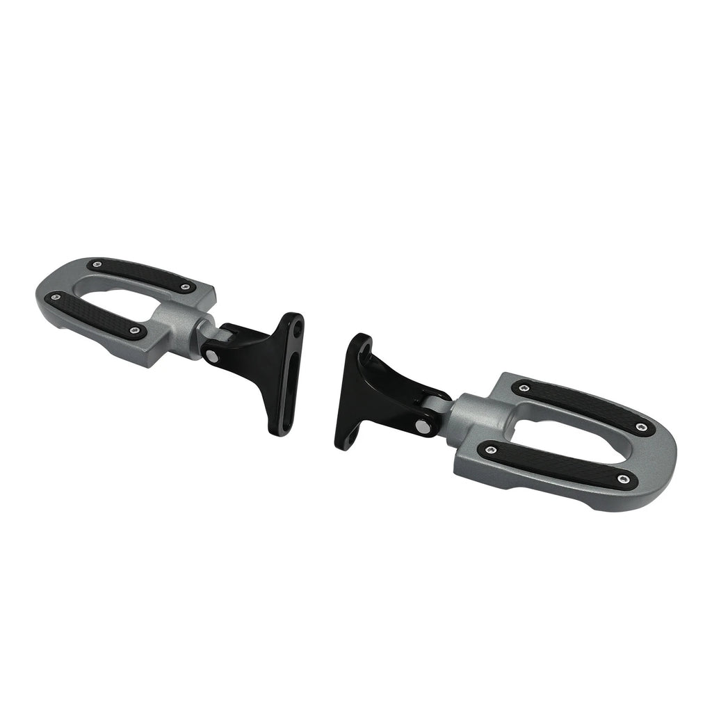 Black Passenger Footpegs for Harley Electra Glide, Street Glide (1993–Present)