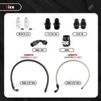 6AN Power Steering Pump Hose Kit for GM LS Swap (Universal)