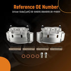 Brake Caliper Pair Front for Dodge Ram 1500 2500 3500 (2003-2008)