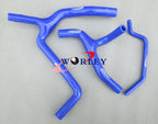 Silicone Radiator Y Hose Kit for Kawasaki KXF450 KX450F (2009-2014)