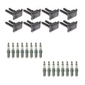 Set of 8 Ignition Coils & 16 Iridium IX Spark Plugs for Dodge Charger Ram 1500 (2011–2021)